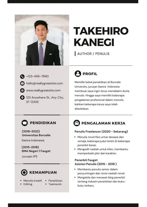 Contoh CV Profesional