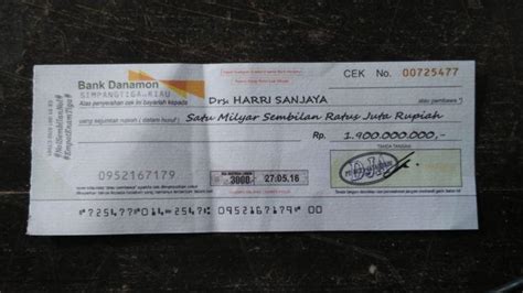 Contoh Cek Rosak: Cara Janaan Pendapatan Mudah dan Cepat