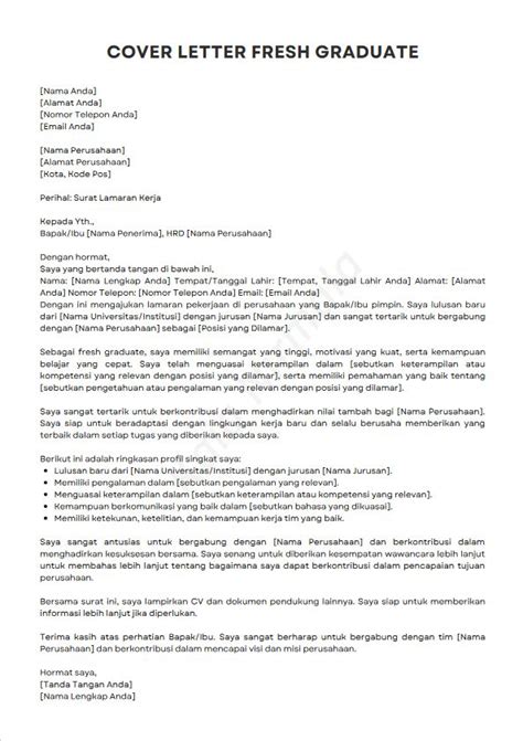 Contoh Cover Letter Penelitian