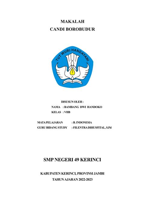 Contoh Cover Makalah docx