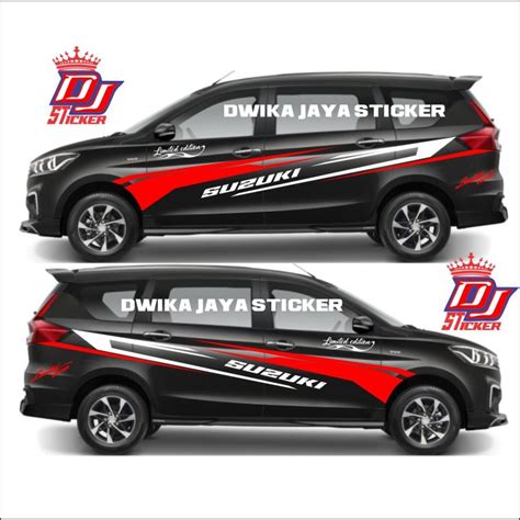 Contoh Cutting Sticker Mobil Ertiga