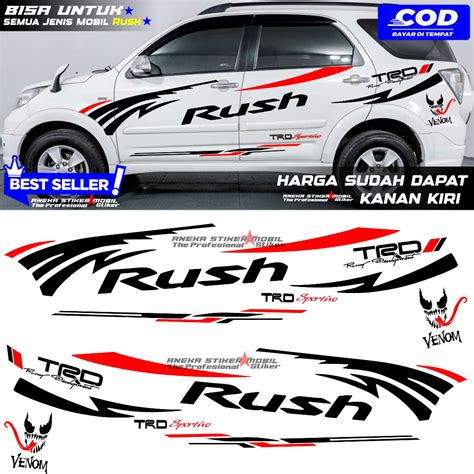 Contoh Cutting Sticker Mobil Rush