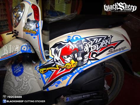 Contoh Cutting Sticker Motor
