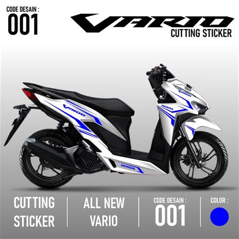 Contoh Cutting Sticker Motor Vario