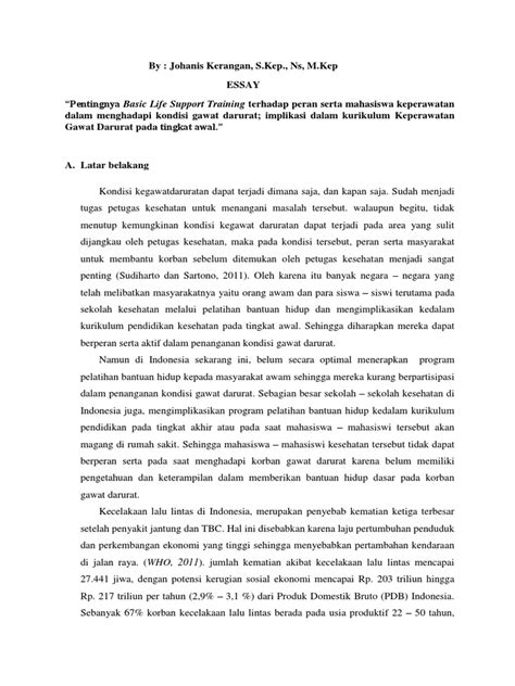 Contoh Essay Deskriptif Pdf