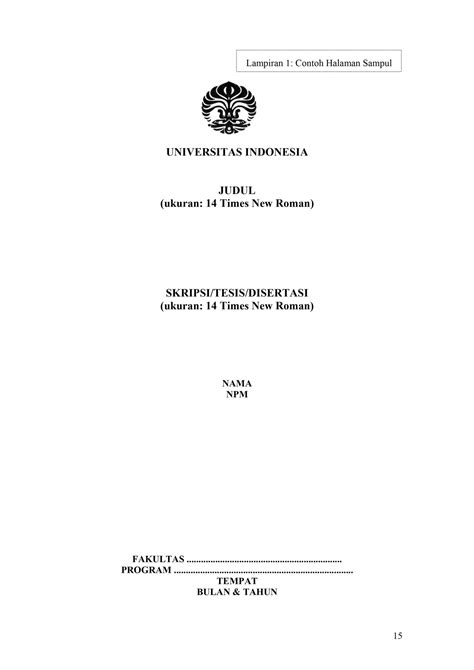 Contoh Format Judul Cover Cd