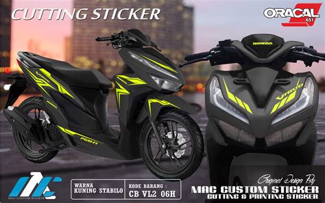 Contoh Gambar Cutting Sticker Motor