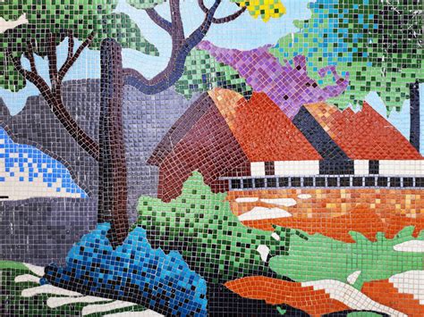 Contoh Gambar Mozaik