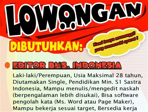 Contoh Iklan Permintaan