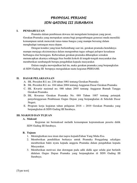 Contoh Jududul Proposal