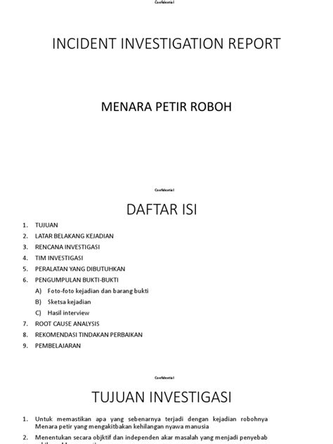 Contoh Judul Investigasi