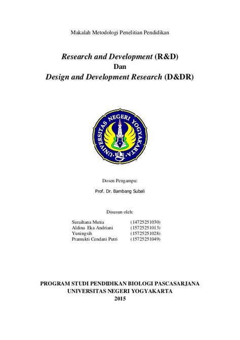 Contoh Judul Jurnal R d English Program