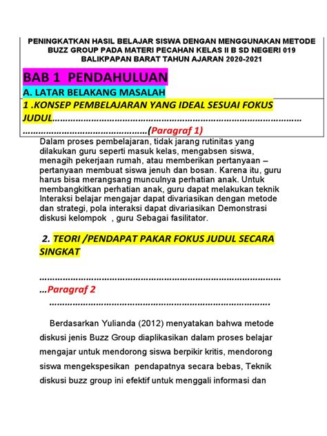 Contoh Judul Mengarang