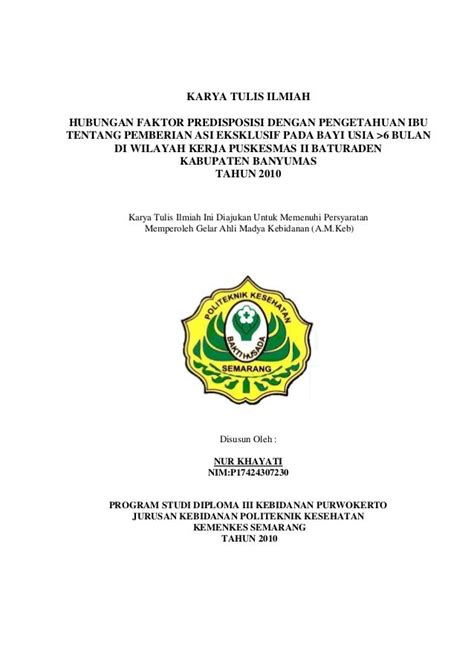 Contoh Judul Non Penelitian