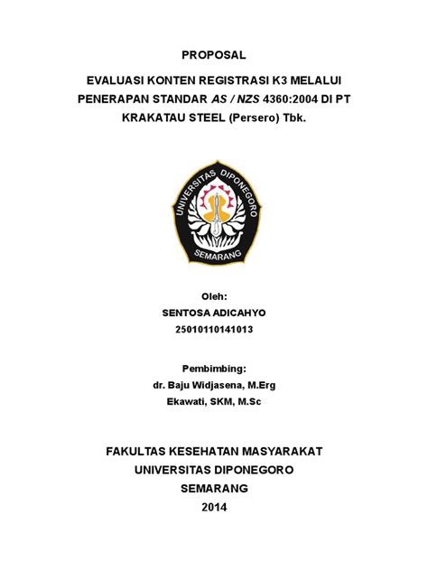 Contoh Judul Peoposal Diskriptif