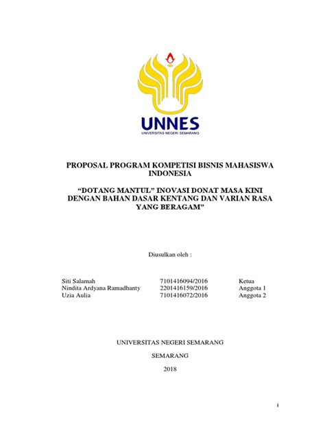 Contoh Judul Proposal Kbmi 2016
