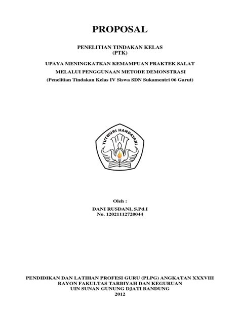 Contoh Judul Proposal Ptk Pai