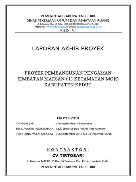 Contoh Judul Proyek Akhir
