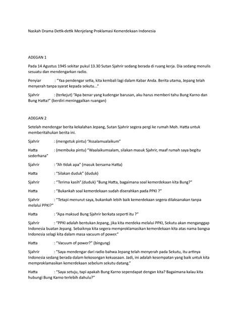 Contoh Judul Teks Drama