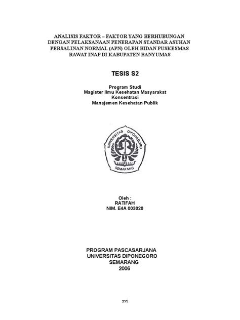 Contoh Judul Tesis Pendidikan Dasar