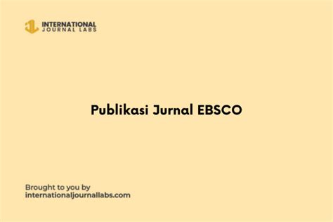 Contoh Jurnal Ebsco