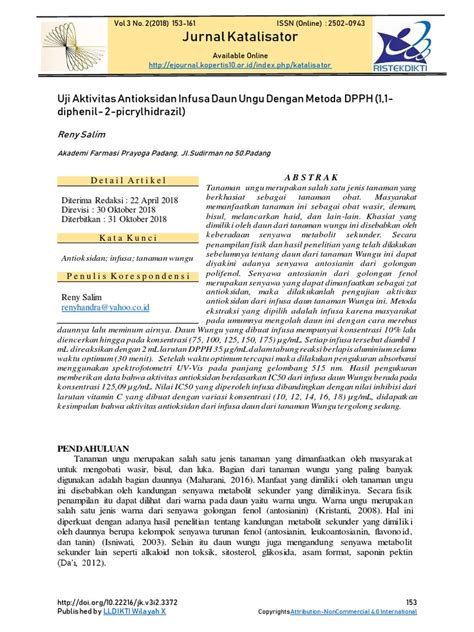 Contoh Jurnal Infusa