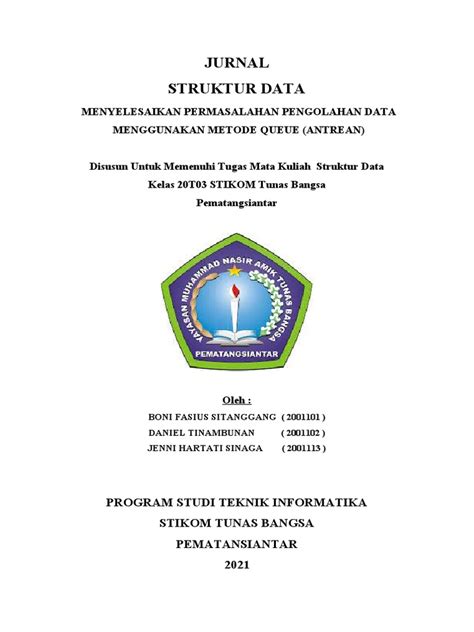 Contoh Jurnal Struktur Data