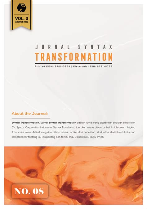 Contoh Jurnal Syntax