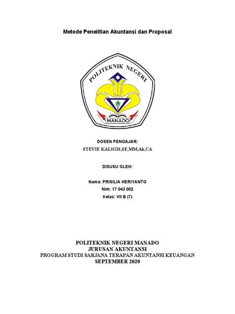 Contoh Metode Penelitian Akuntansi