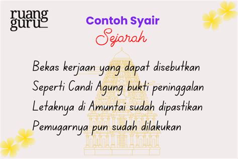Contoh Pantun Dan Syair