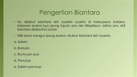 Contoh Panutup Biantara