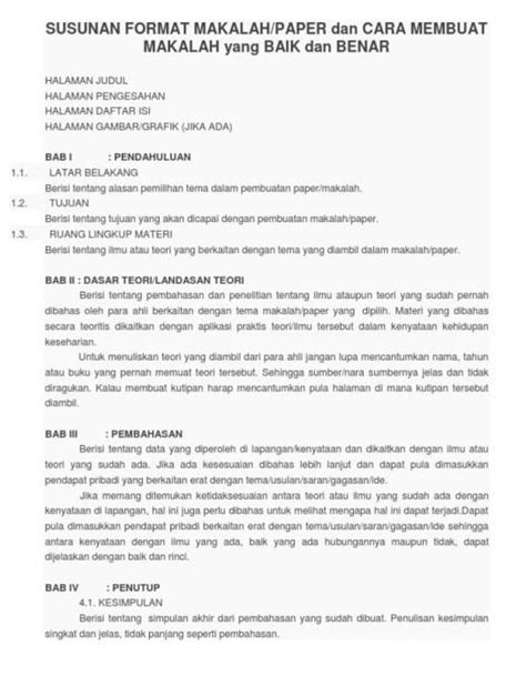 Contoh Paper Singkat