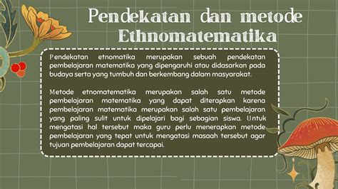 Contoh Penelitian Etnomatika
