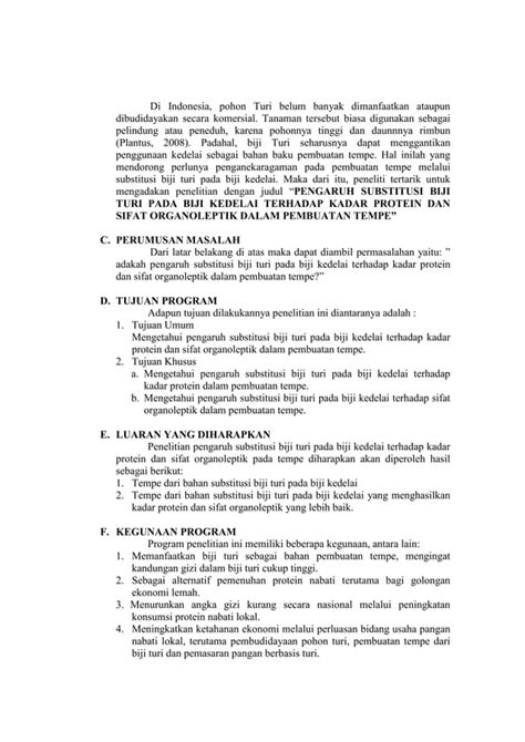 Contoh Pkm Penelitian 2016