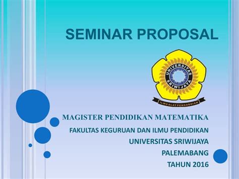Contoh Ppt Seminar Proposal Biologi
