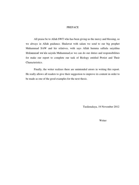 Contoh Preface Proposal