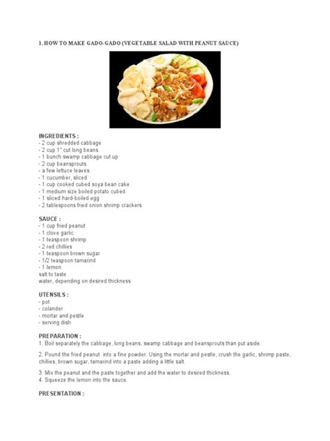 Contoh Procedure Text How To Make Soup
