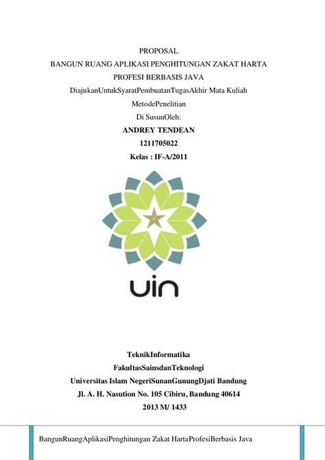 Contoh Proposal Aplikasi Vb Doc