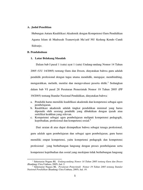 Contoh Proposal Kuantitatif Pdf