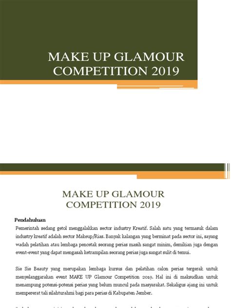 Contoh Proposal Make Up Class