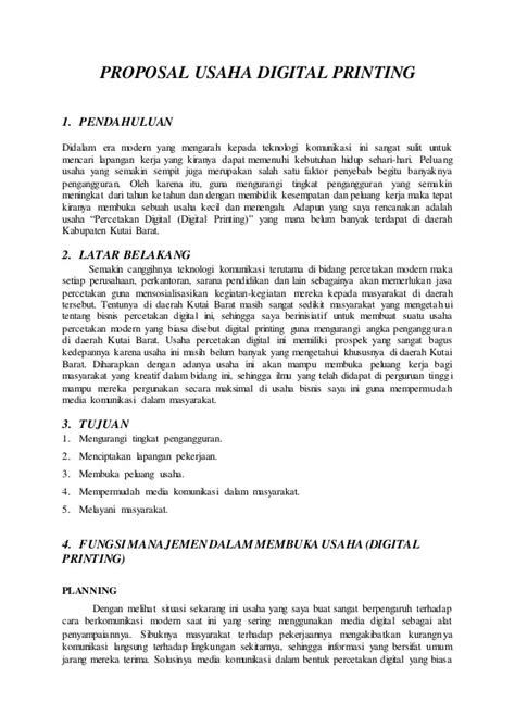 Contoh Proposal Usaha Jam Tangan