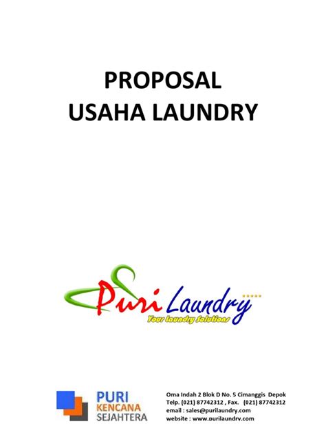Contoh Proposal Usaha Laundry