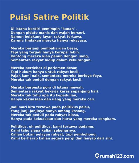 Contoh Puisi Politik