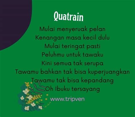 Contoh Puisi Quatrain