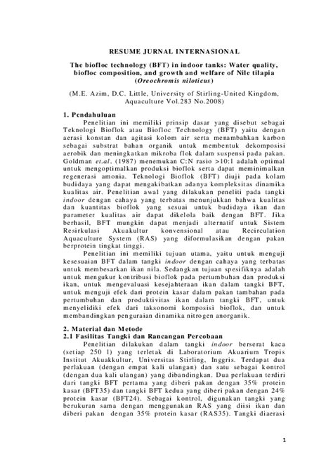 Contoh Resume Jurnal Internasional Sapi