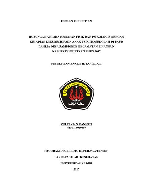 Contoh Sampul Proposal