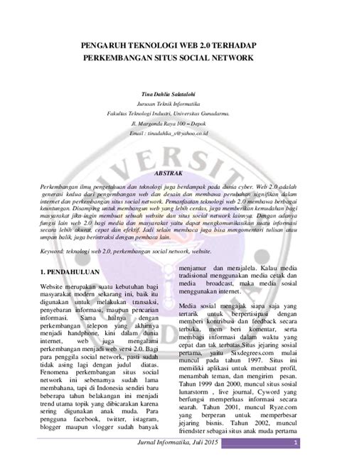 Contoh Situs Jurnal Informatika