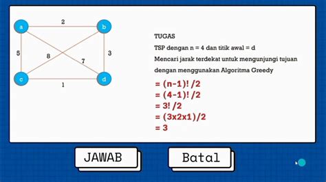 Contoh Soal Algoritma Greedy