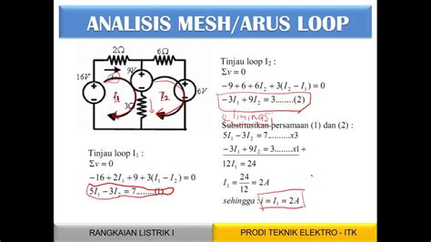 Contoh Soal Analisis Mesh
