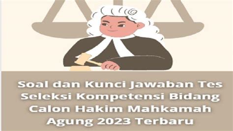 Contoh Soal Calon Hakim